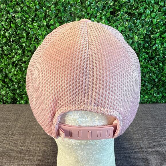 Lululemon Classic Trucker Hat Logo Pink Adjustable Snap Back Sz S/M - Picture 3 of 8